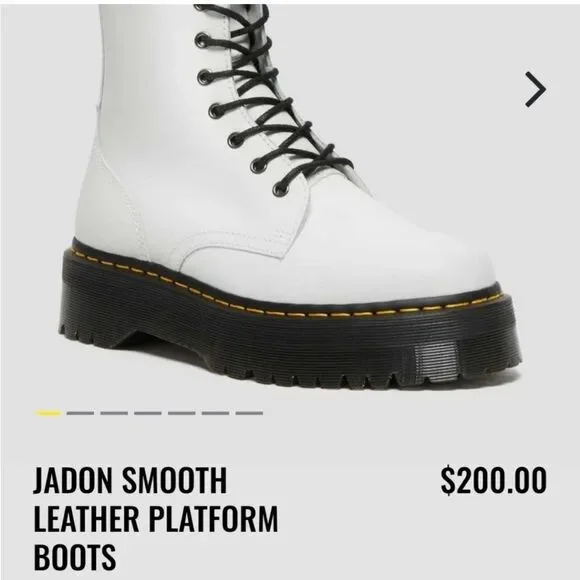 NEW Dr Martin Jadon Leather Boots - Picture 2 of 8